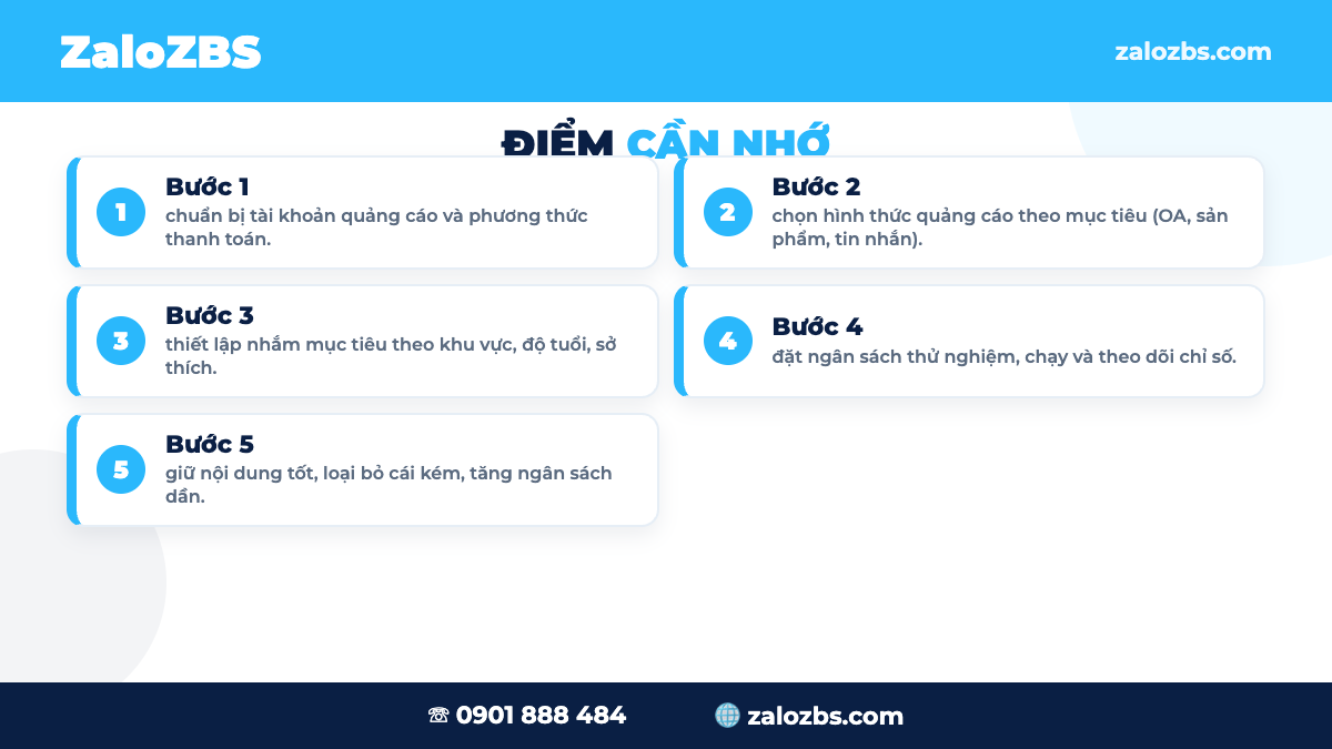 Cách chuẩn bị nội dung quảng cáo Zalo thu hút